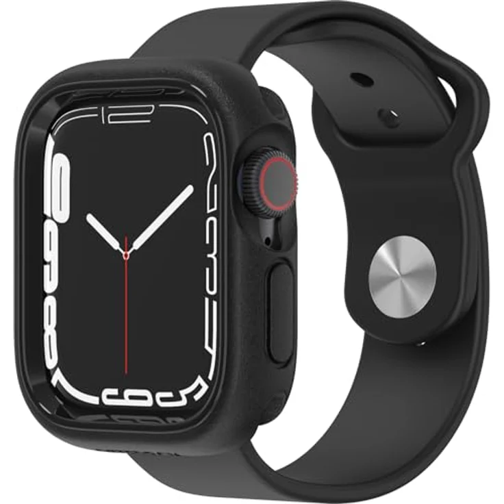 OtterBox Watch Bumper für Apple Watch Series 9/8/7-41mm, stoßfest, sturzsicher, Sleek Protective Hülle für Apple Watch, Schwarz – Bild 2
