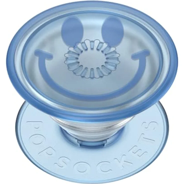 PopSockets PopGrip, Telefonhalter mit ausziehbarem Kickstand und haftendem Griff, Glückliche Blautöne