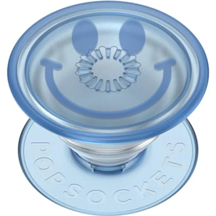 PopSockets PopGrip, Telefonhalter mit ausziehbarem Kickstand und haftendem Griff, Glückliche Blautöne – Bild 1