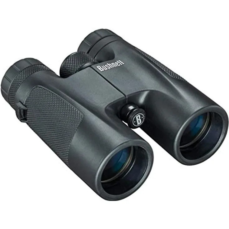 Bushnell Powerview, Fernglas 10x42 mm mit vollvergüteter Optik und Nahfokus 7 m, schwarz