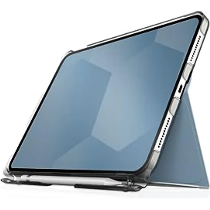 STM Studio Case Folio Schutzhülle kompatibel mit Apple iPad 10.9" (2022) - (Transparente Rückseite, Standfunktion, Wake/Sleep, Apple Pencil 1 Fach) Hellblau