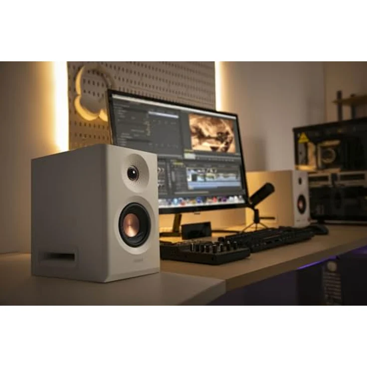 Edifier MR5 White, Aktiver 3-Wege Studiomonitor mit 110 W RMS und Bluetooth 6.0 – Bild 2