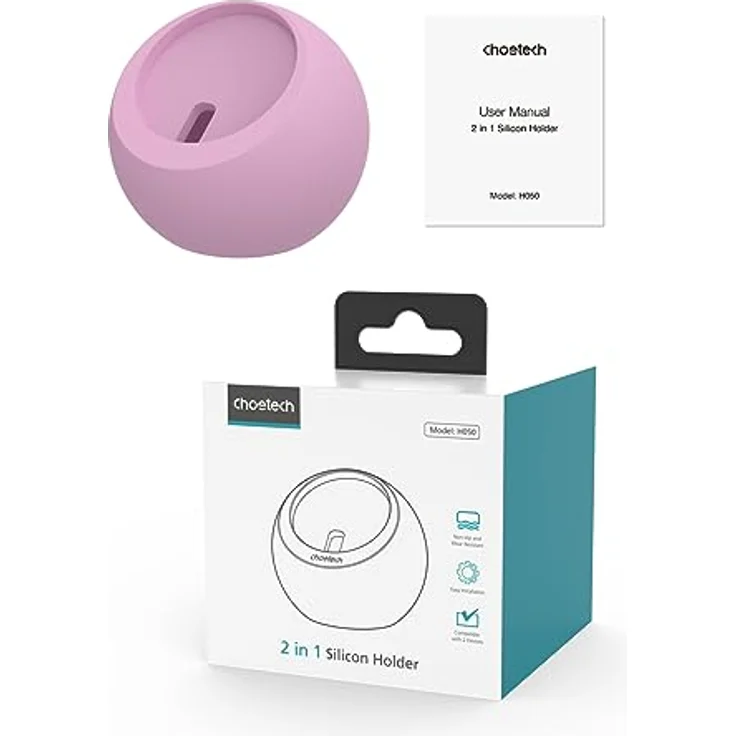 MagSafe Induktiver Ladeständer für iPhone und Apple Watch Ladeständer Choetech Handyhalter Ständer Rosa – Bild 4