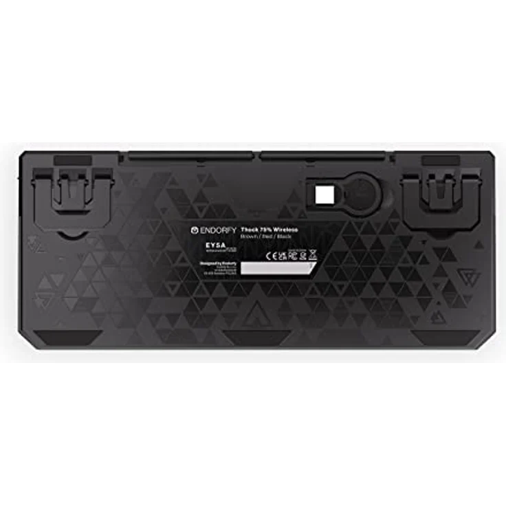 ENDORFY Thock 75% Wireless Red, 75% Wireless Mechanical Keyboard, QWERTY, Kailh Box Red switches, RGB, PBT keycaps | EY5A073, schwarz – Bild 5