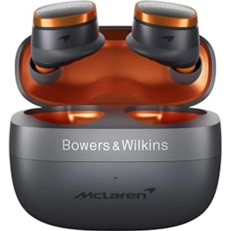 Bowers & Wilkins Pi8 McLaren (FP45837), Kabellose In-Ear-Kopfhörer mit ANC, 6,5 h Akkulaufzeit und Smart Case, Mehrfarbig – Bild 2