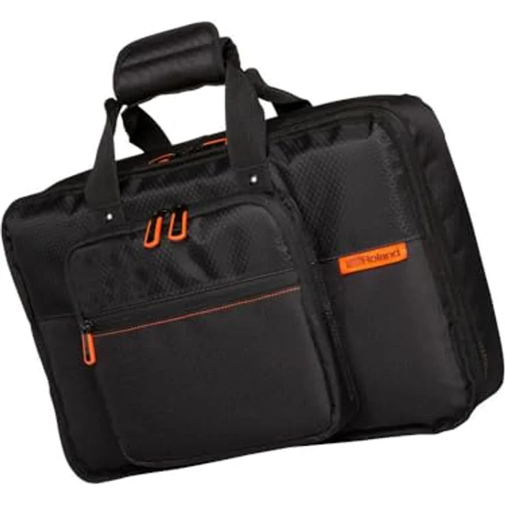 Roland CB-BTRMX, DJ Case für TR-8S, TR-8 und MX-1, leichter Schutz mit robustem Außenmaterial, schwarz-orange – Bild 3