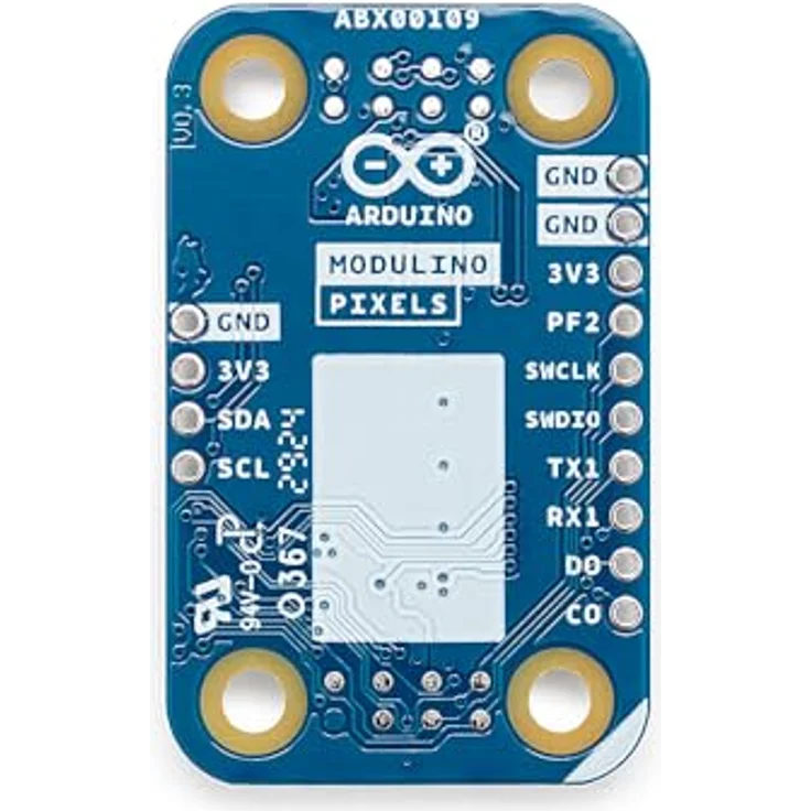Arduino Modulino Pixels [ABX00109], Qwiic-kompatibles RGB-LED-Modul mit 8 adressierbaren LEDs für visuelle Effekte in Arduino-Projekten – Bild 3