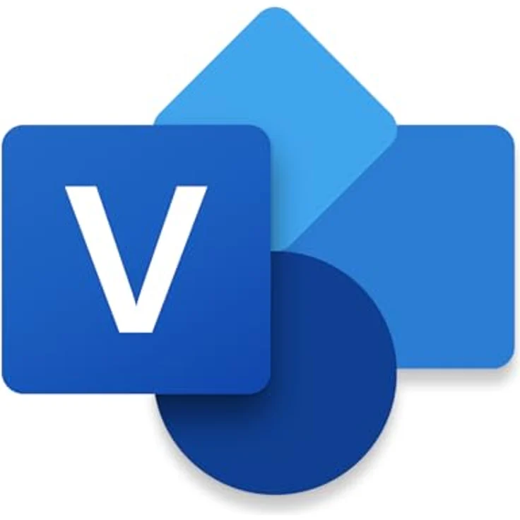 Microsoft Visio 2024 Professional, VOLLVERSION/KEIN ABO, 1 PC/NOTEBOOK, 32 & 64 Bit, Online Aktivierungsschlüssel