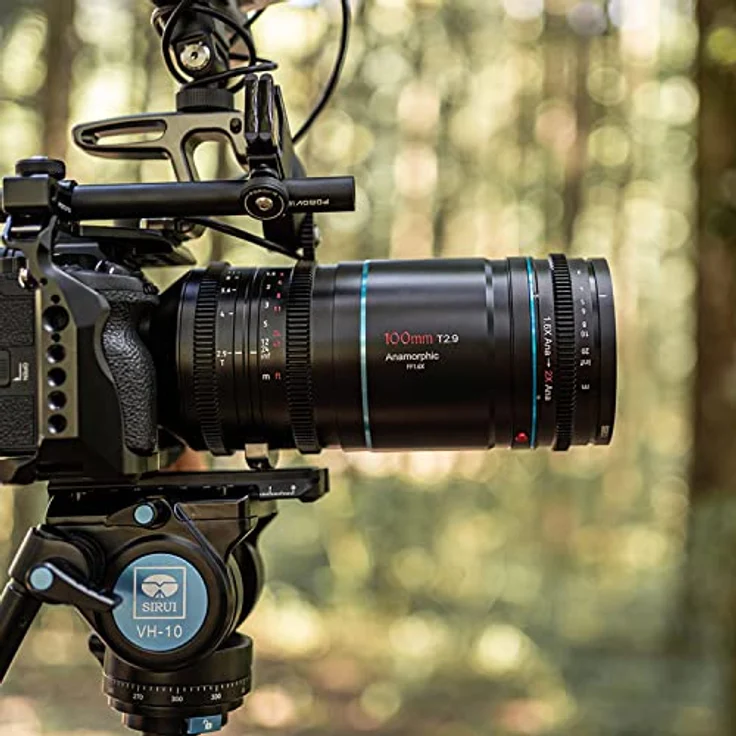 SIRUI T2.9 1.6X Vollformat E Mount Anamorphoten Set mit 1.25x Anamorphoten Adapter (35mm,100mm), Venus Set D-E, Kamera-Zubehör in Aluminium-Legierung, Cine Look mit 2x Squeeze – Bild 2