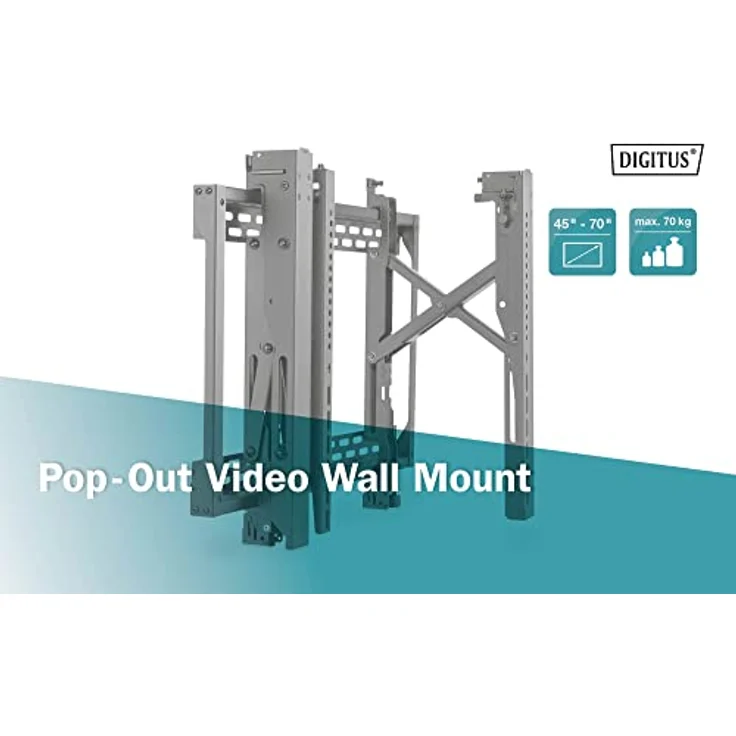 DIGITUS Pop-Out Video-Wandhalterung 45-70" Bildschirmgröße,70 kg max – Bild 4