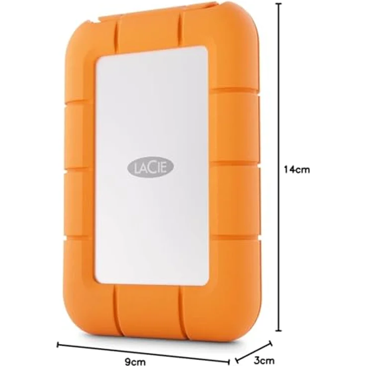 LaCie Rugged Mini SSD 1TB USB 3.2 Gen 2x2, Robuste externe Festplatte mit 2.000 MB/s Lesegeschwindigkeit, IP54-Einstufung und 1 Monat Adobe Creative Cloud-Mitgliedschaft – Bild 8
