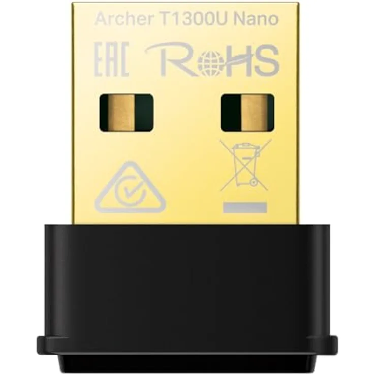 TP-LINK Archer T1300U, Nano Mini-Dual-Band-Wi-Fi-USB Adapter, bis zu 1300 Mbit/s mit MU-MIMO-Technologie