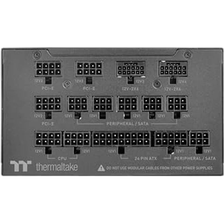 Thermaltake Toughpower TF3 1300W, Voll-modulares Netzteil, ATX 3.1, PCIe Gen 5.1, 80Plus Titan zertifiziert – Bild 3