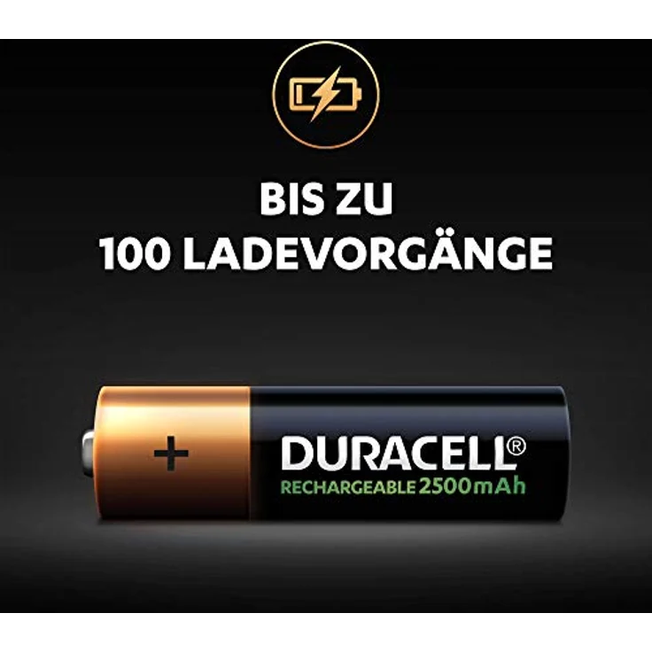 Duracell Rechargeable AA 2500 mAh Mignon Akku Batterien HR6, 8er Pack [Amazon exclusive] – Bild 3