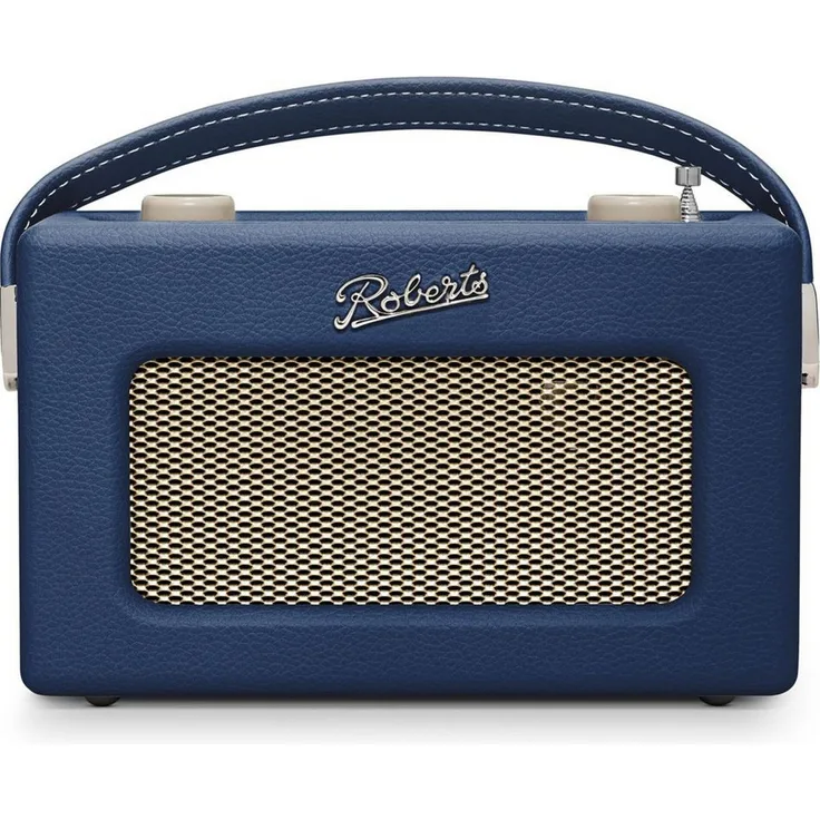 ROBERTS RADIO Revival Uno Solar, Tragbares DAB+/FM Radio mit Bluetooth, Midnight Blue, 20 Stunden Akkulaufzeit, Solarpanel