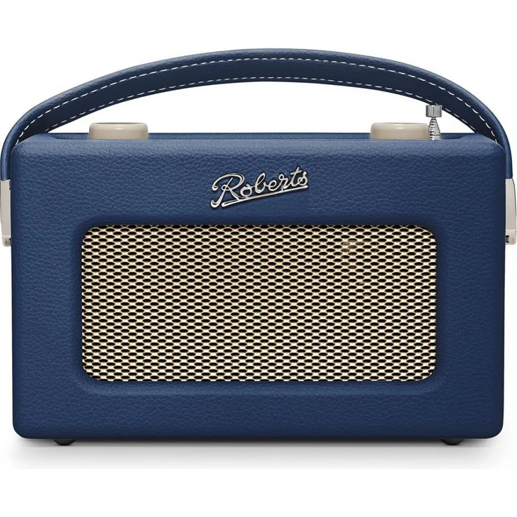 ROBERTS RADIO Revival Uno Solar, Tragbares DAB+/FM Radio mit Bluetooth, Midnight Blue, 20 Stunden Akkulaufzeit, Solarpanel