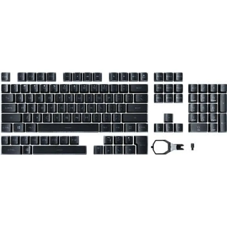 ASUS AC04 ROG RX PBT KEYCAP SET, Keycaps, Schwarz