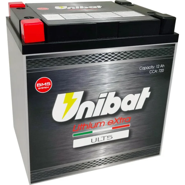 Hermann Hartje KG UNIBAT LiFePO4 Batterie „ULT5“, wartungsfrei, 2000+ Ladezyklen, extrem leicht, lithium, ersetzt Blei-Säure-Batterien
