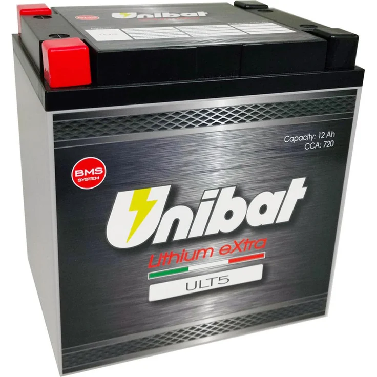 Hermann Hartje KG UNIBAT LiFePO4 Batterie „ULT5“, wartungsfrei, 2000+ Ladezyklen, extrem leicht, lithium, ersetzt Blei-Säure-Batterien