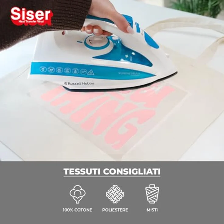 Siser Transferfolie, PVC-freie Folie für Cad-Cut® Anwendungen, Schnittbreite 30 cm, hellrosa, hohe Waschbeständigkeit, für Multi-Schicht-Anwendungen geeignet – Bild 5