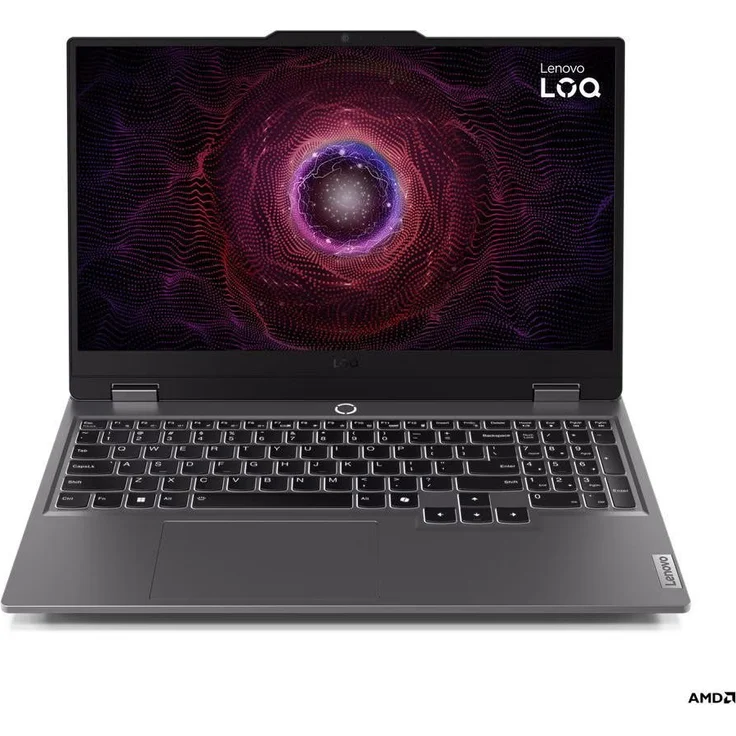Lenovo Gaming-Notebook LOQ 15ARP9, Grau, 15,6 Zoll, Full HD, IPS, AMD Ryzen 7 7435H, 16 GB, 1 TB M.2 SSD, RTX 4060 8GB – Bild 1