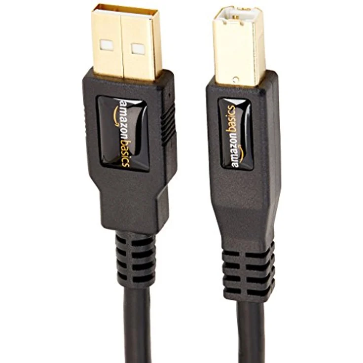 AmazonBasics 7HUA USB 2.0-Druckerkabel A-Stecker auf B-Stecker, 1,8m – Bild 5
