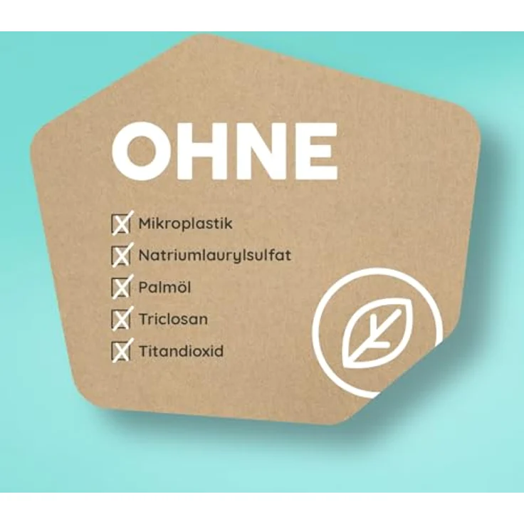 happybrush Vegane Aktivkohle Zahnpasta SuperBlack, 5er Pack mit Minze Geschmack - Zahnaufhellung & Kariesschutz für strahlend weiße Zähne (5 x 75ml) – Bild 5