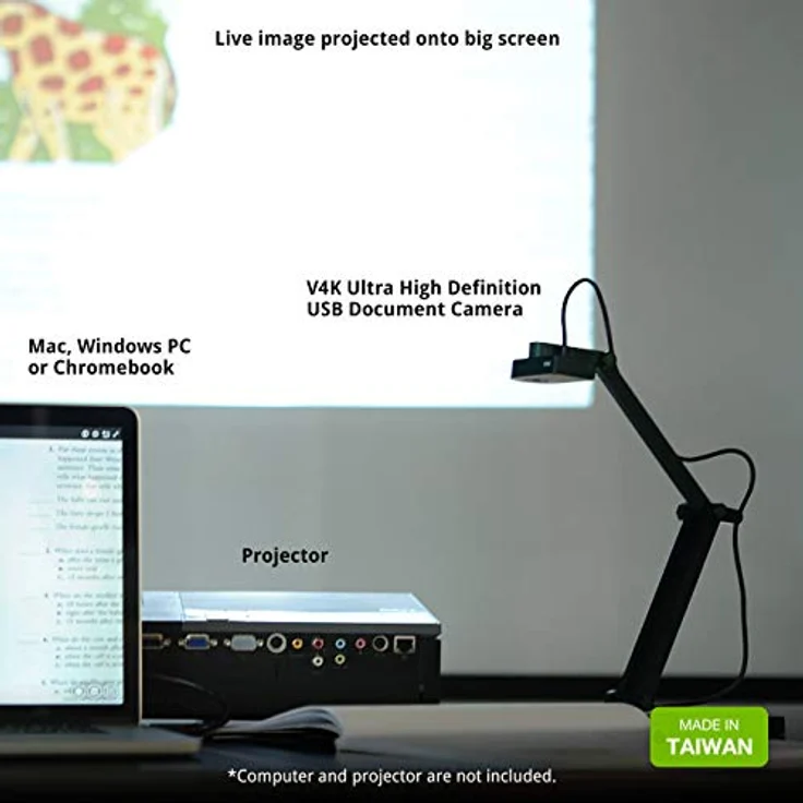 IPEVO V4K Ultra High Definition USB Dokumentenkamera – Bild 6