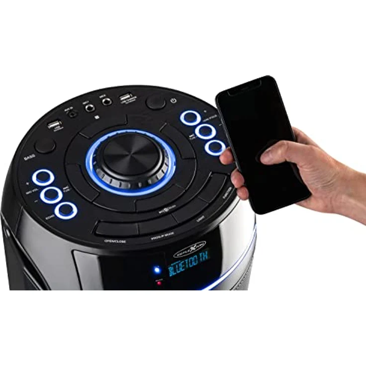 Reflexion Bluetooth-Lautsprecher mit CD (10 h, Netzbetrieb), Schwarz – Bild 8