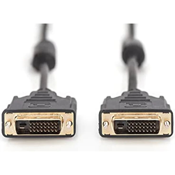ASSMANN Monitor Anschlusskabel DVI 5m Dual Link 2Ferrit Kerne bulk 24+1 AWG28 max. 2560x1600 (AK-320101-050-S) – Bild 6