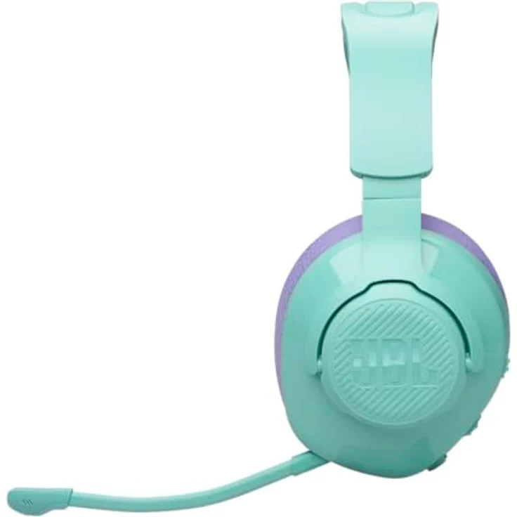 JBL Quantum 360 Kabellose Over-Ear Gaming-Kopfhörer mit 2,4 GHz/Bluetooth Dual Wireless-Verbindung, 22-Stunden-Akku, Multi-Plattform-Kompatibilität, abnehmbarem Mikrofon mit Stummschaltung, Cyan – Bild 4