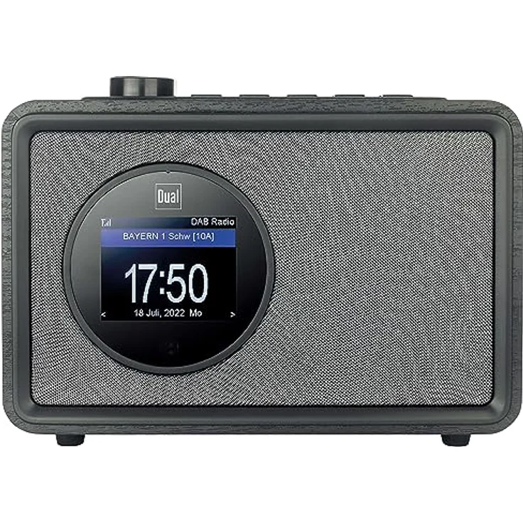Dual Internetradio DAB+ Digitalradio UKW Radio mit Bluetooth und Akku WLAN Wecker Farbdisplay CR 501 – Bild 1
