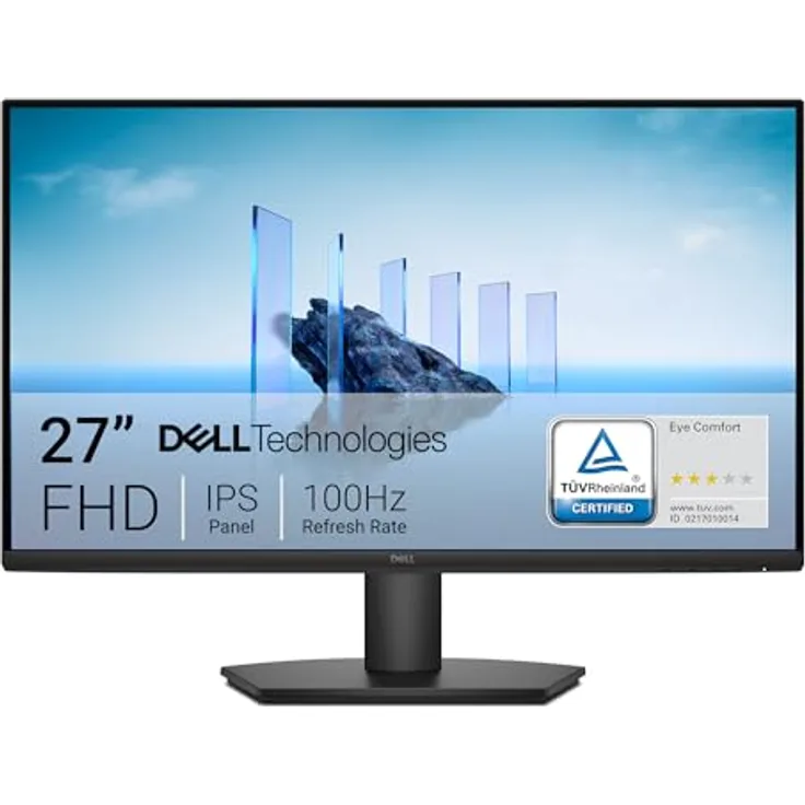Dell 27 Monitor SE2725HM Monitor 27 Zoll Full HD (1920x1080), 100Hz, IPS, 5ms, Neigbar, Comfortview Plus, Schwarz