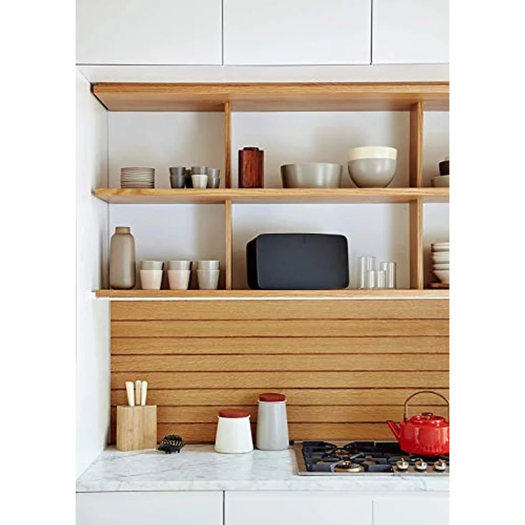 Sonos Five WLAN-Lautsprecher mit , feuchtigkeitsresistent, geeignet für Indoor, schwarz – Bild 6