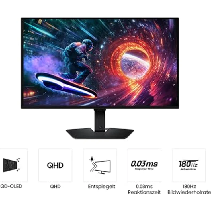 Samsung 27" Odyssey OLED G5 G50SF, QHD Gaming Monitor mit 180 Hz, 0,03 ms Reaktionszeit und Glare Free Technologie – Bild 5