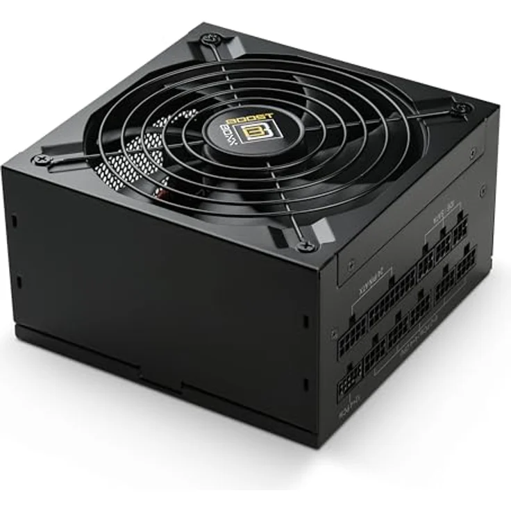 BoostBoxx Netzteil PB1000P | 80PLUS Platinum, 1000 Watt, vollmodular, gesleevte Kabel, Schutzfunktionen (OCP, OVP, SCP, OPP, OTP, UVP), ATX3.1 12V, 100-240V, Power Boost – Bild 2