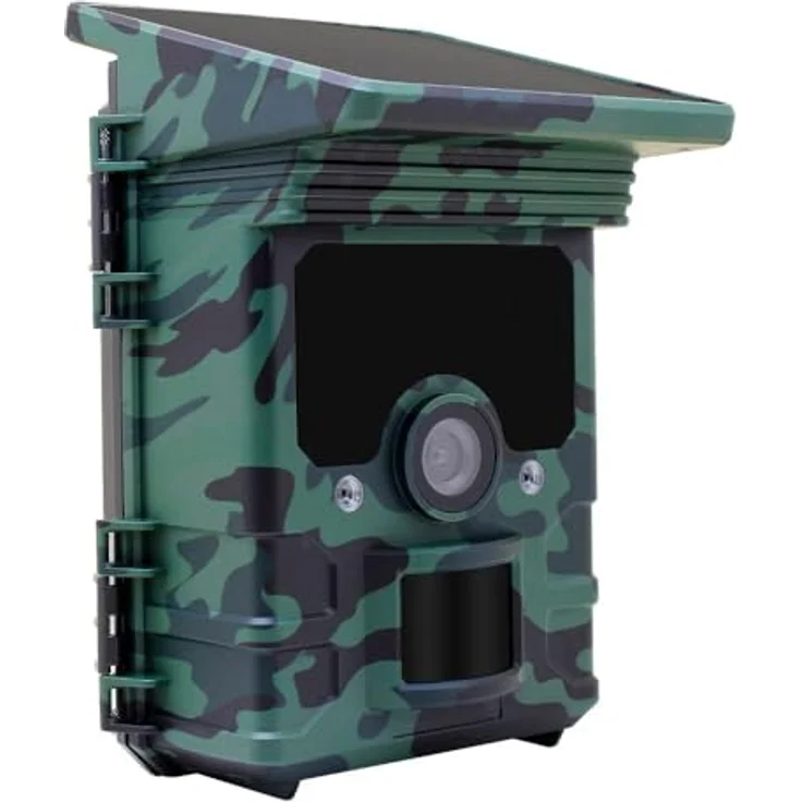 Camouflage Wildkamera EZ-Solar, Überwachungskamera mit Solarbetrieb und Camouflage-Design – Bild 3