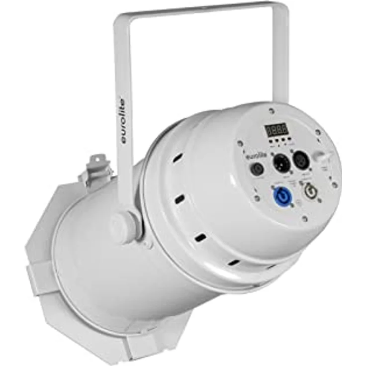 Eurolite LED PAR-64 COB 3000K 100W Zoom ws, Scheinwerfer mit 100 W COB LED, manuellem Zoom 11-48°, fünf Dimmkurven und Strobe-Effekt – Bild 6