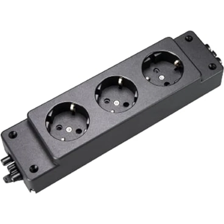 Wieland Steckdosenleiste 99.652.0028.0 (3 x, GST18) in Schwarz