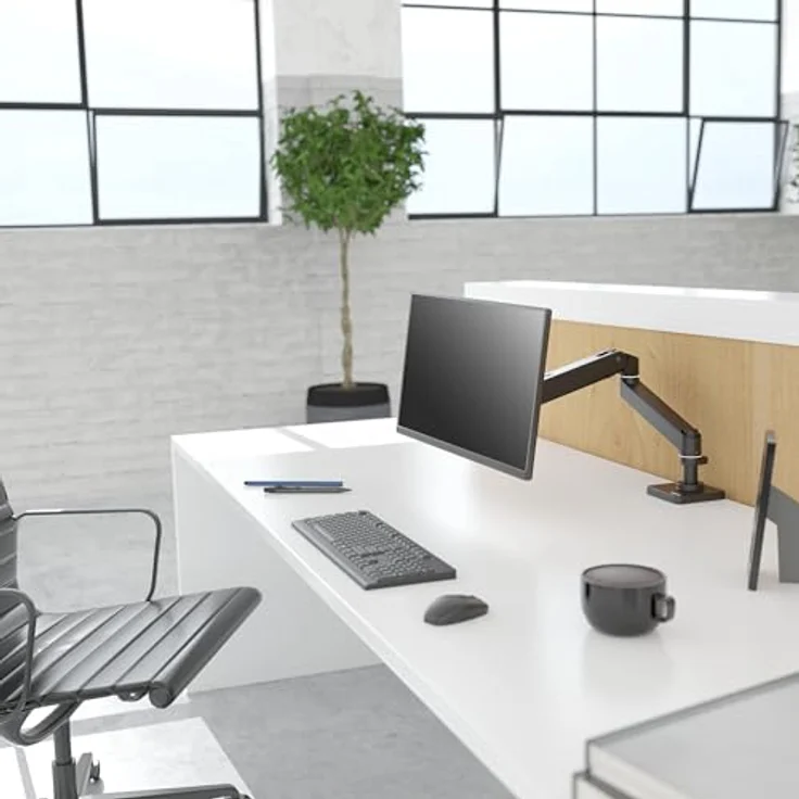 Ergotron LX Pro Monitor Arm, Tischhalterung für Monitore bis 34", VESA, Constant Force Technologie, 10 Jahre Garantie, Schwarz – Bild 3