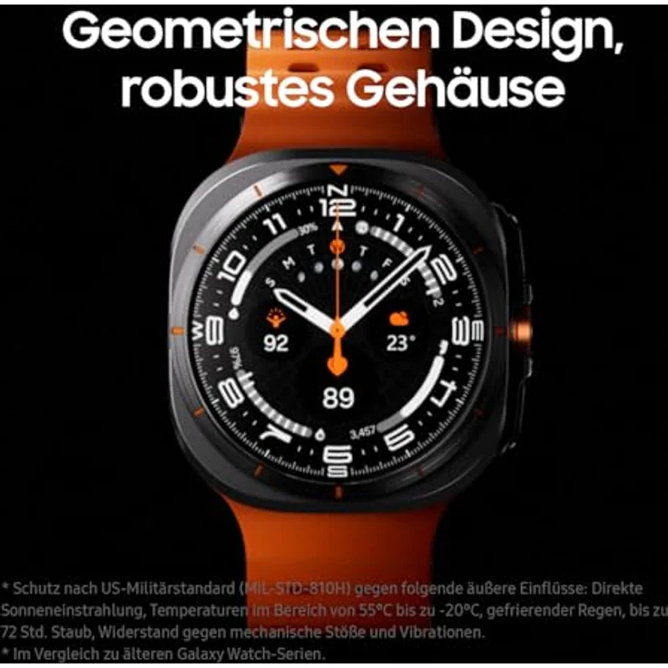 Samsung Galaxy Watch Ultra Smartwatch, Fitness-Uhr, 47 mm, LTE, Titanium Gray, Wasserdicht bis 10 ATM, Dual-GPS, Lange Akkulaufzeit – Bild 3