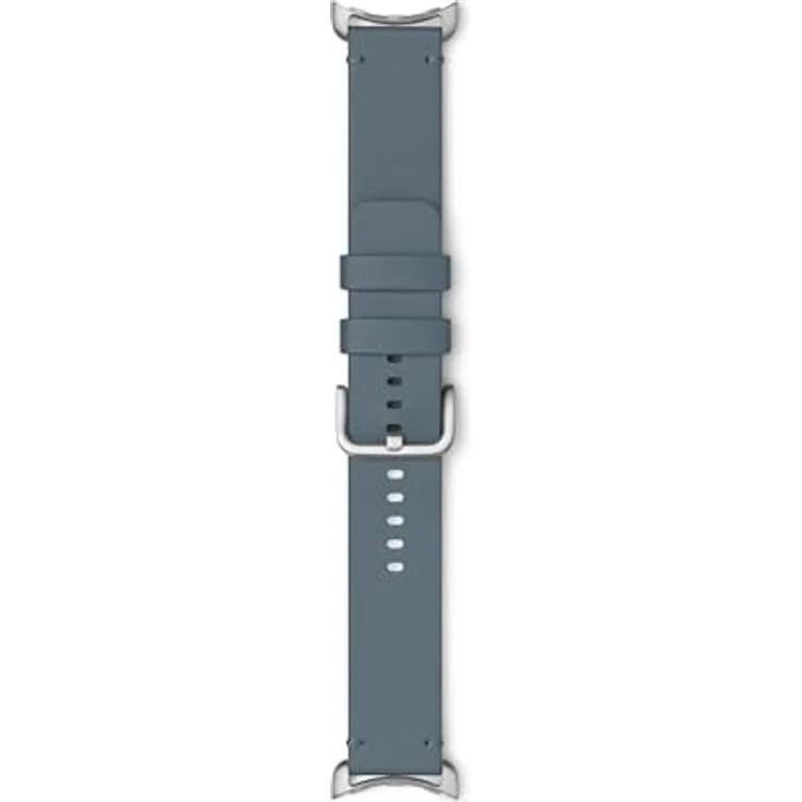 Google Handgefertigtes Lederarmband für die Pixel Watch 3 (45 mm) – Moondust, Small – Zuverlässige Verbindung und reduzierter Energieverbrauch