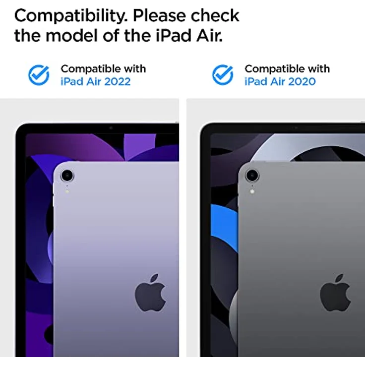 Spigen Liquid Air Folio Hülle Case kompatibel mit iPad Air 4 (2020) / iPad Air 5 (2022) 10.9 Zoll - Schwarz – Bild 2