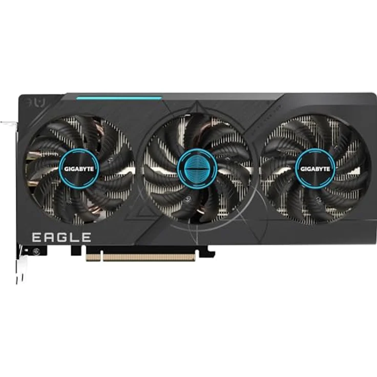 Gigabyte GeForce RTX 4070 SUPER Eagle OC Grafikkarte - 2535MHz Core, 12GB GDDR6X 21000MHz 192-Bit Speicher, PCI-E 4.0, 3X DP 1.4, 1x HDMI 2.1a, NVIDIA DLSS 3.5, GV-N407SEAGLE OC-12GD – Bild 3
