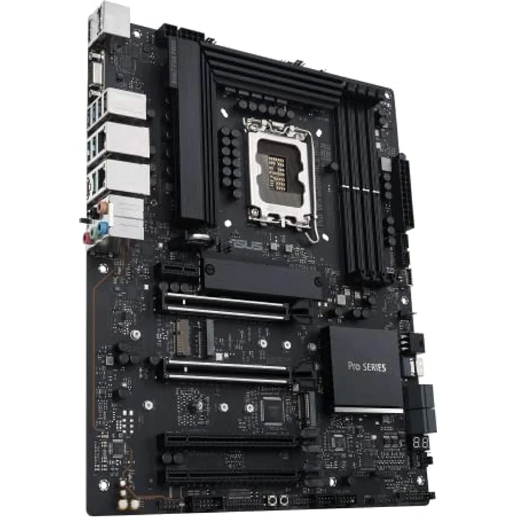 ASUS Pro WS W680-ACE IPMI Intel LGA1700 ATX Workstation Motherboard, 2xPCIe 5.0x16 Slot, DDR5, ECC-Speicher, 2x2.5 GB LAN, 3xM.2 Steckplätze, BMC Header, IPMI Erweiterungskarte gebündelt , ACCE – Bild 2