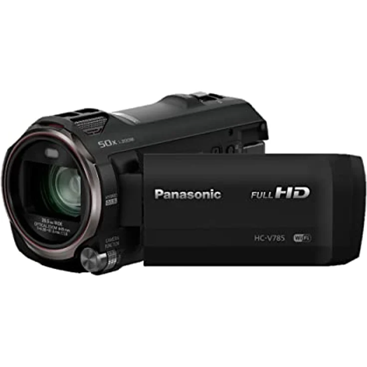 Panasonic HC-V785EG-K, Full HD Camcorder mit 20x optischem Zoom, 6,03 MP BSI-Sensor, schwarz – Bild 1
