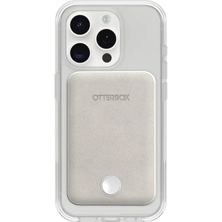 OtterBox Wireless Power Bank für MagSafe, 5000 mAh, USB-C, schlankes Design, weiß – Bild 3