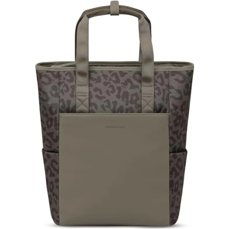 Kapten & Son Lindby Pro Convertible Backpack 20L, Rucksack mit Laptopfach für Geräte bis 15 Zoll, Leo Dark Brown