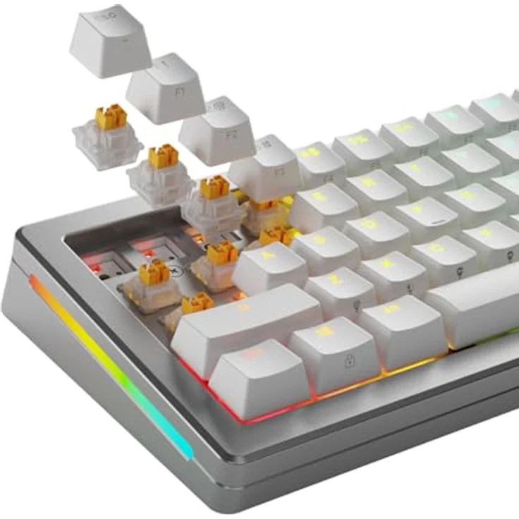 Glorious Panda HE Silent Switches, Hall-Effekt, taktil, MX-Stem, 45g - lubed, 36 Stück – Bild 6