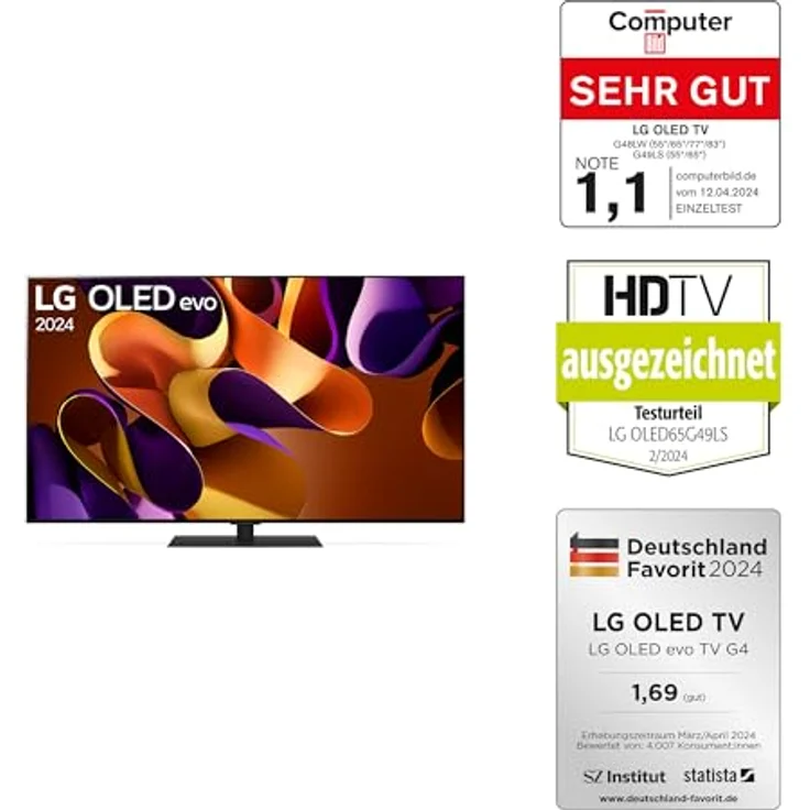 LG OLED65G49LS evo TV (Flat, 65 Zoll / 165 cm, 4K, SMART TV, webOS 24 mit ThinQ) – Bild 3